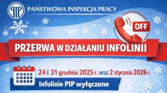 Przerwa w funkcjonowaniu infolinii 