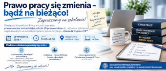 Prawo pracy się zmienia – bądź na bieżąco. Zapraszamy na szkolenie.